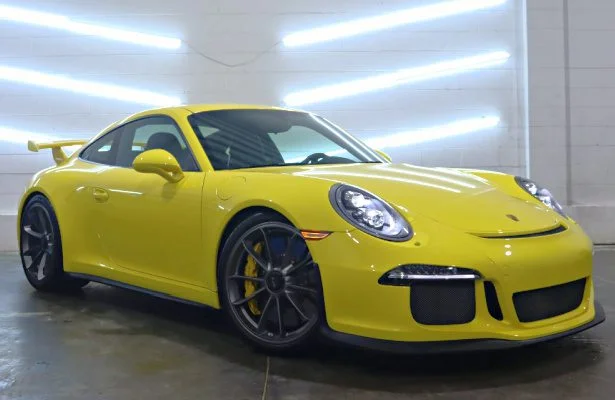 Porche shines like new with auto detailing in Calgary.