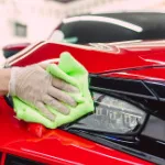 Ceramic Coating on Red Camaro in Calgary