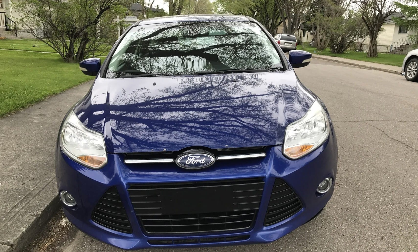 Ceramic coating and wax compared on a Ford Focus at YYC Detail in Calgary